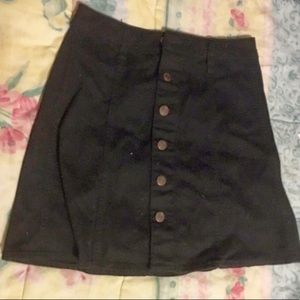 Black Denim Mini